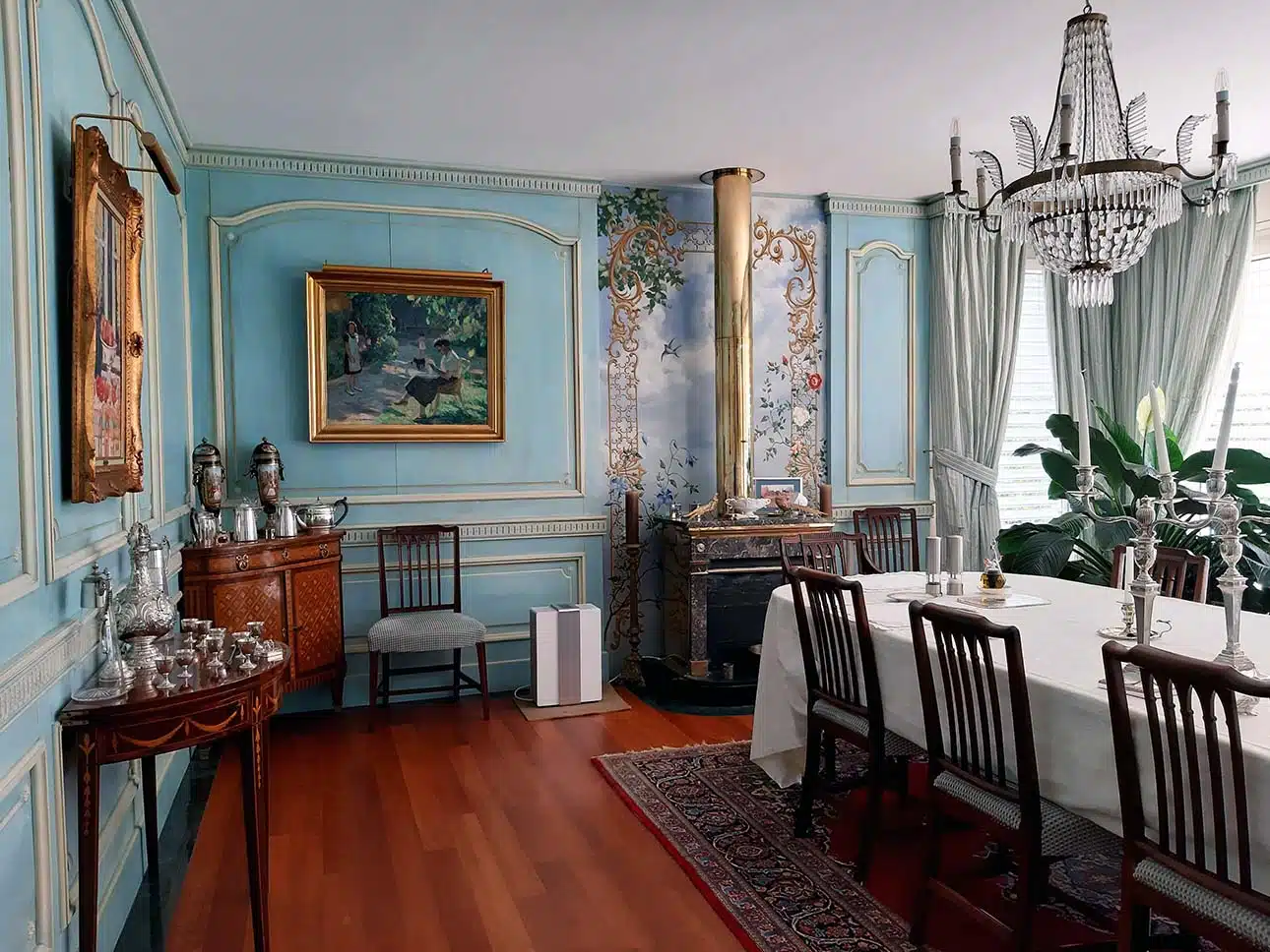peinture d'un décor classique à Lausanne, Suisse