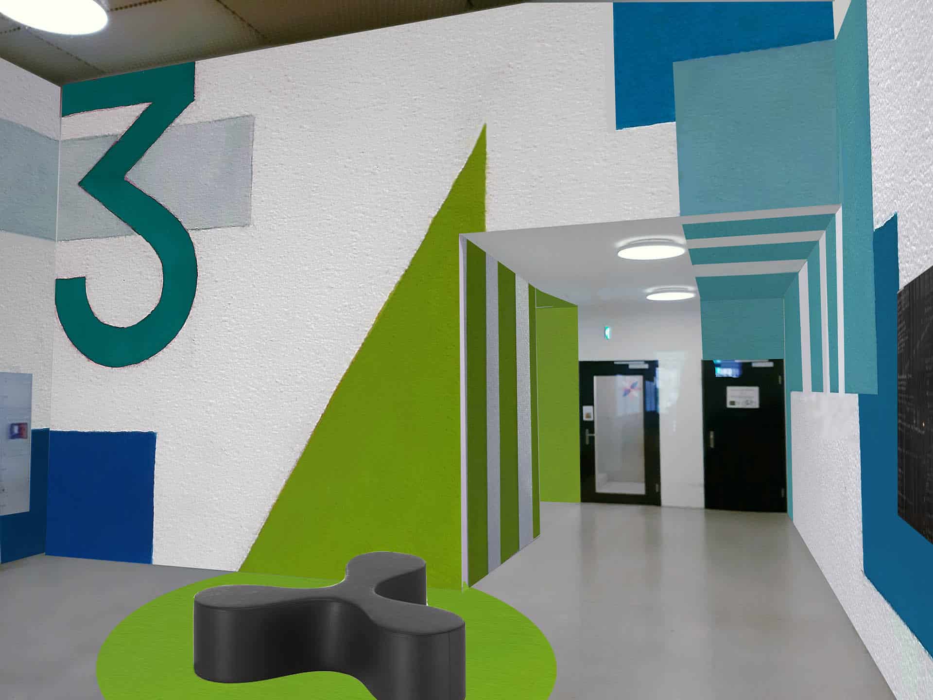 Aménagement de quatre halls d'entrée à Genève 1 hall3 5A wp